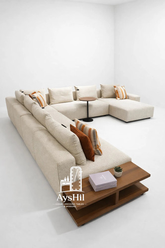 قیمت و خرید مبل راحتی لوکس با کلاف چوب روس | نشیمن نرم یورولوکس ۳۵ کیلویی + مبل تک